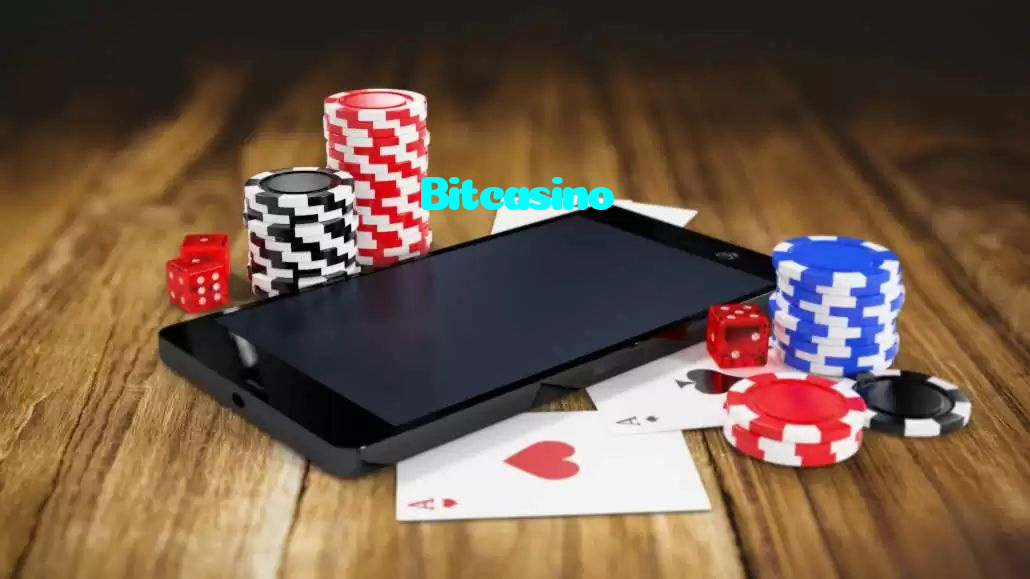 Bitcasino casino presented on mobile device in Pakistan with slots and live games